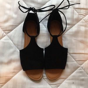 Universal Thread Aileen Lace Up Slide Sandals